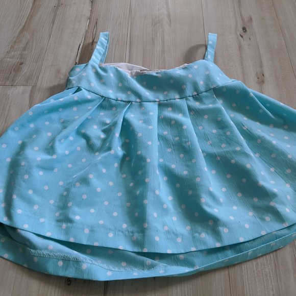 Studio Three Forty Two Blue Polka Dot Shirt Girls - Picture 4 of 5